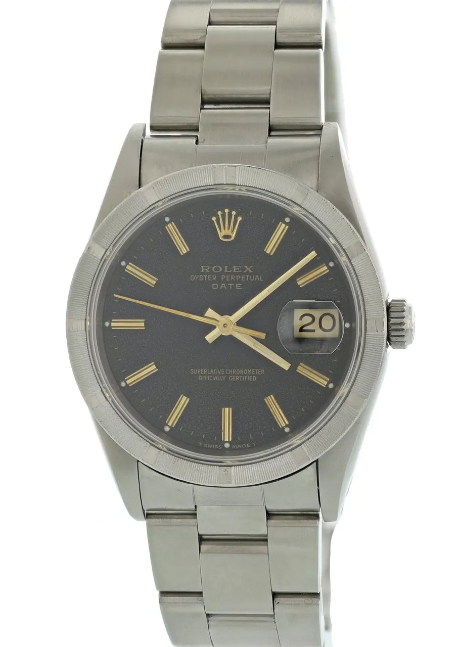 Rolex Gray Dial Steel - Hình 5