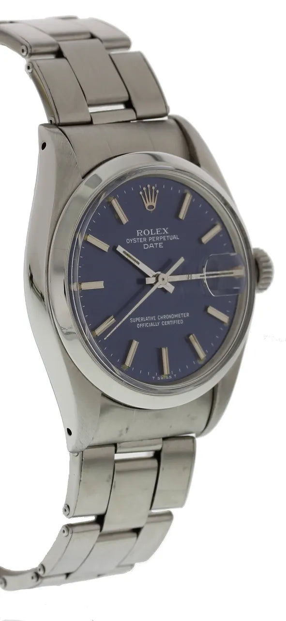 Rolex Blue Dial Stainless Steel - Hình 4