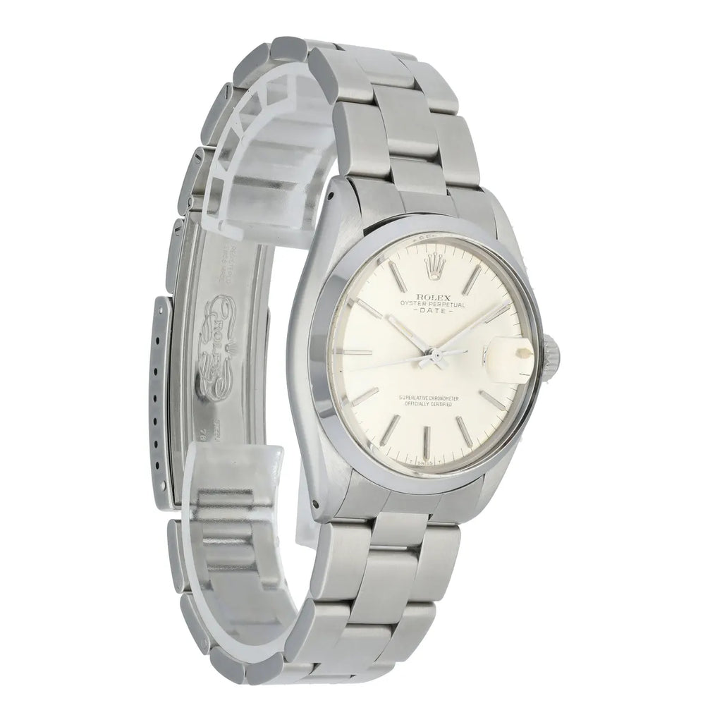 Rolex Silver Dial Steel Watch - Hình 3