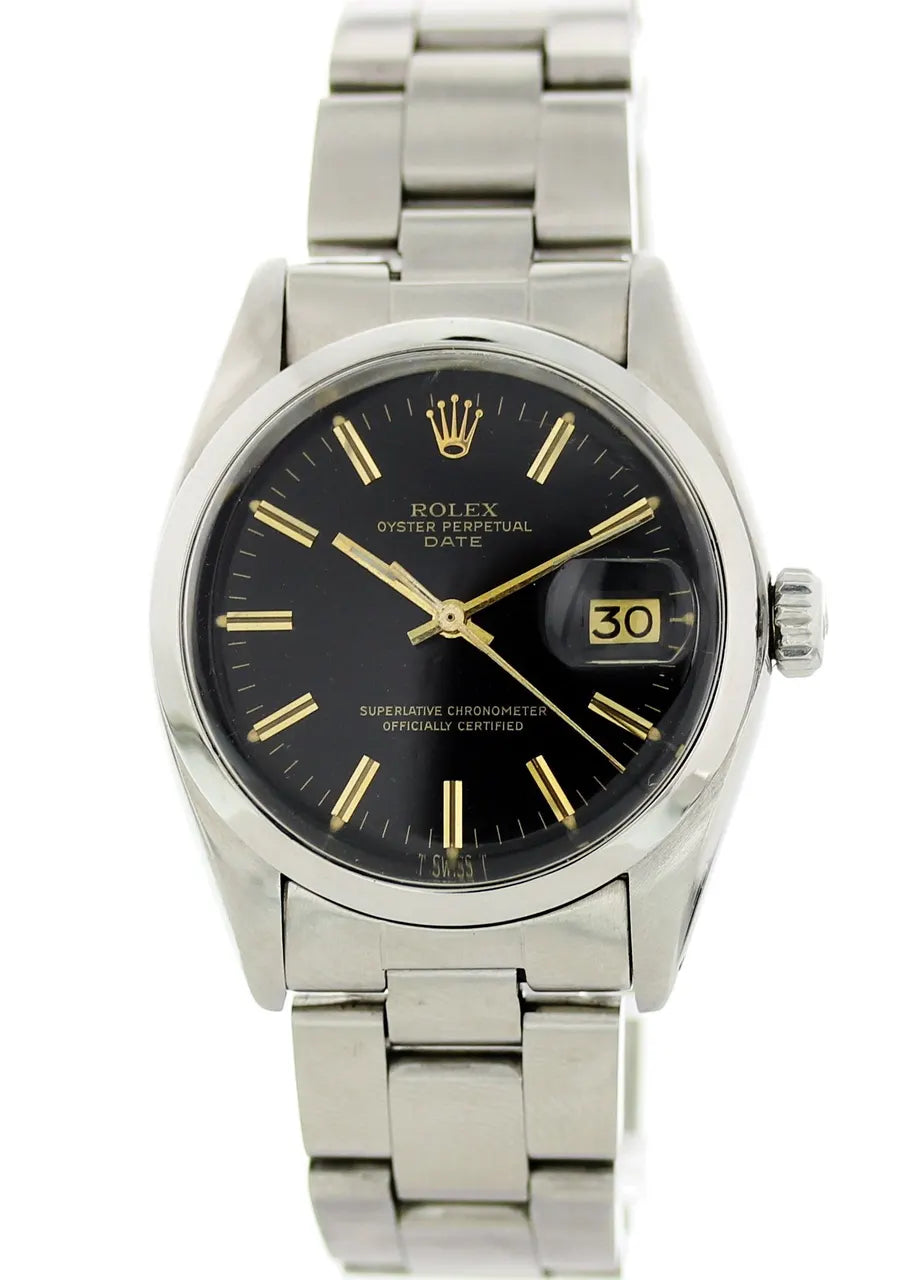 Rolex Oyster Perpetual Date Black Dial