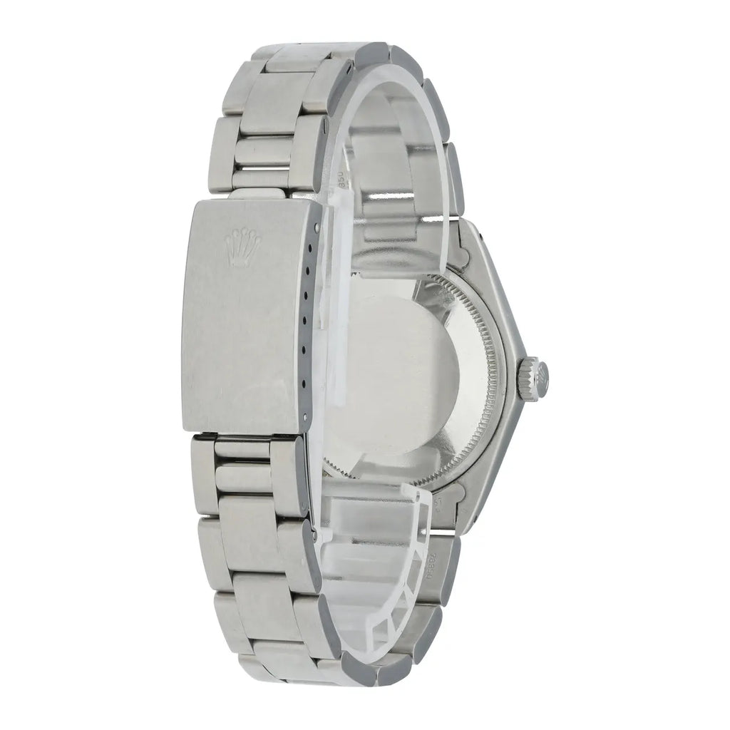 Rolex Silver Dial Steel Watch - Hình 4