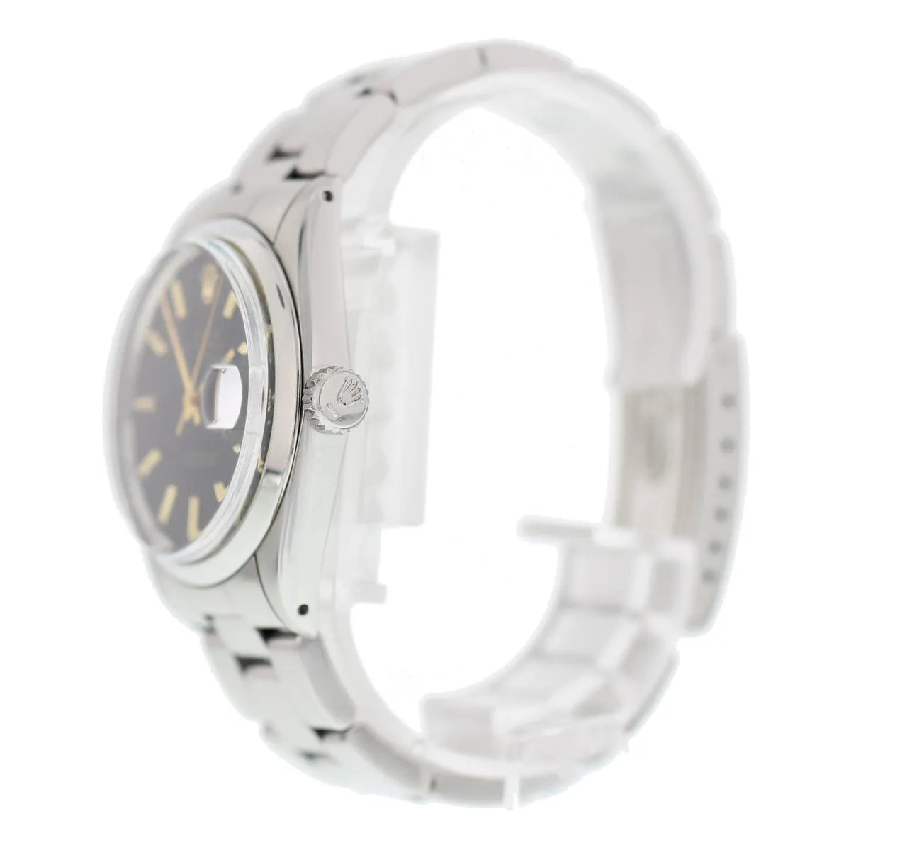 oyster Rolex Black Dial Steel - Hình 6