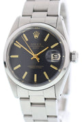 oyster Rolex Black Dial Steel