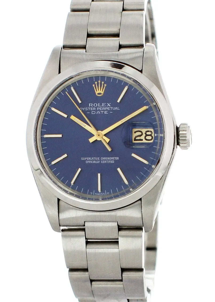 Rolex Blue Dial Vintage - Hình 2