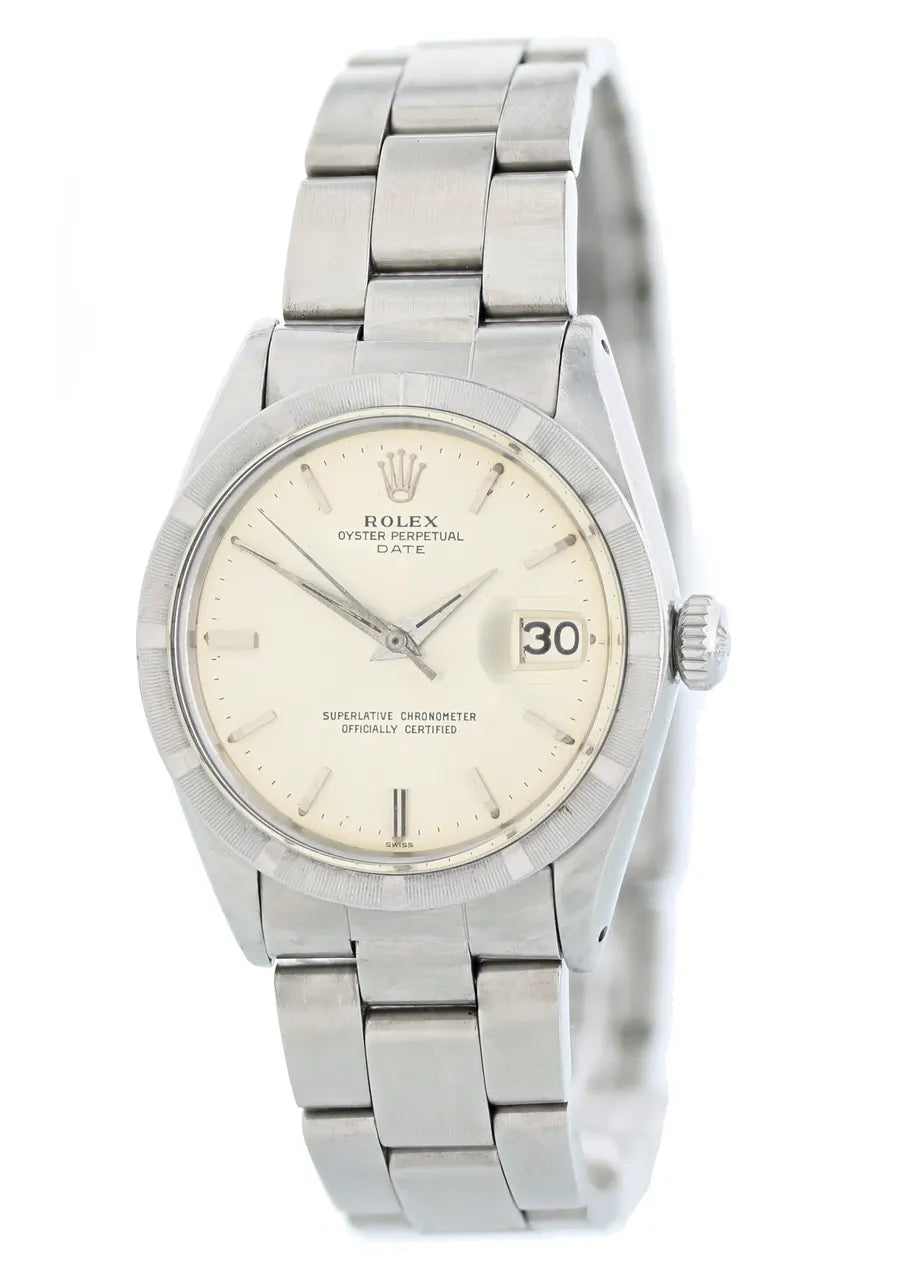 Rolex Cream Dial Steel