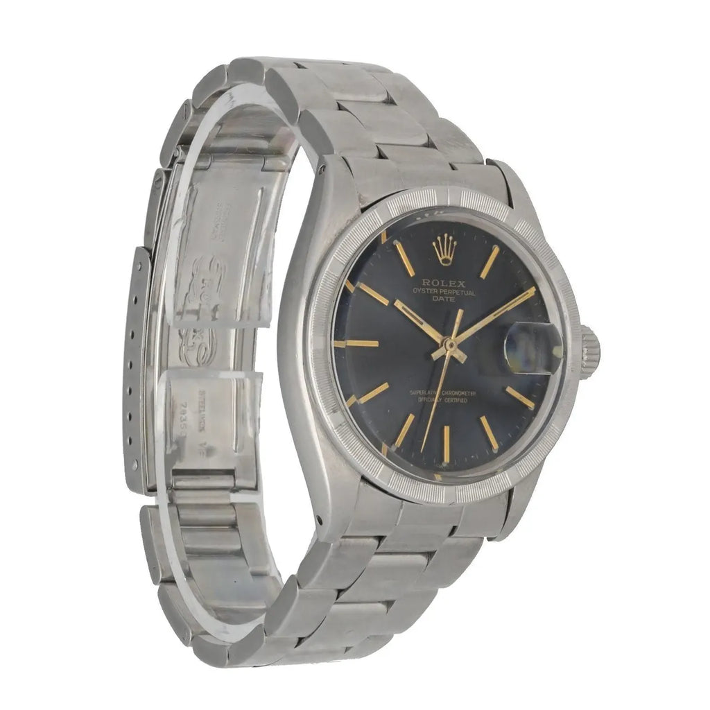 oyster Rolex Black Dial Steel - Hình 3