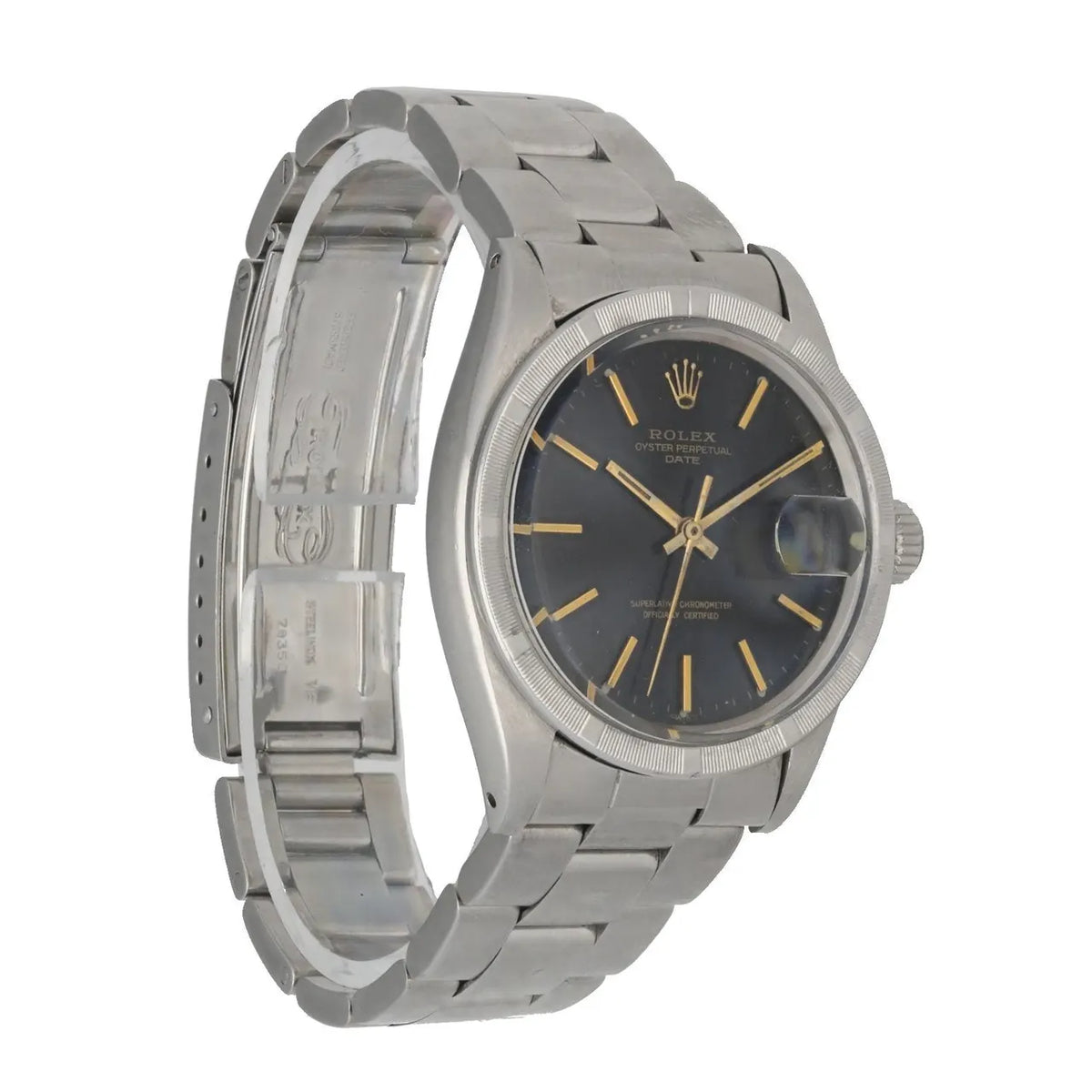 oyster Rolex Black Dial Steel - Hình 3