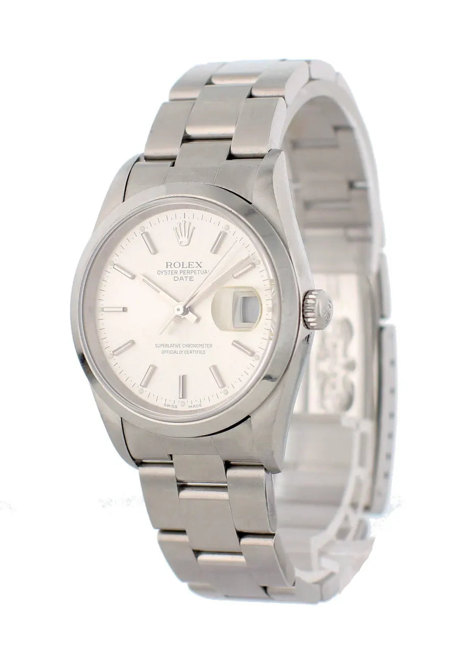 Rolex Silver Dial Stainless Steel