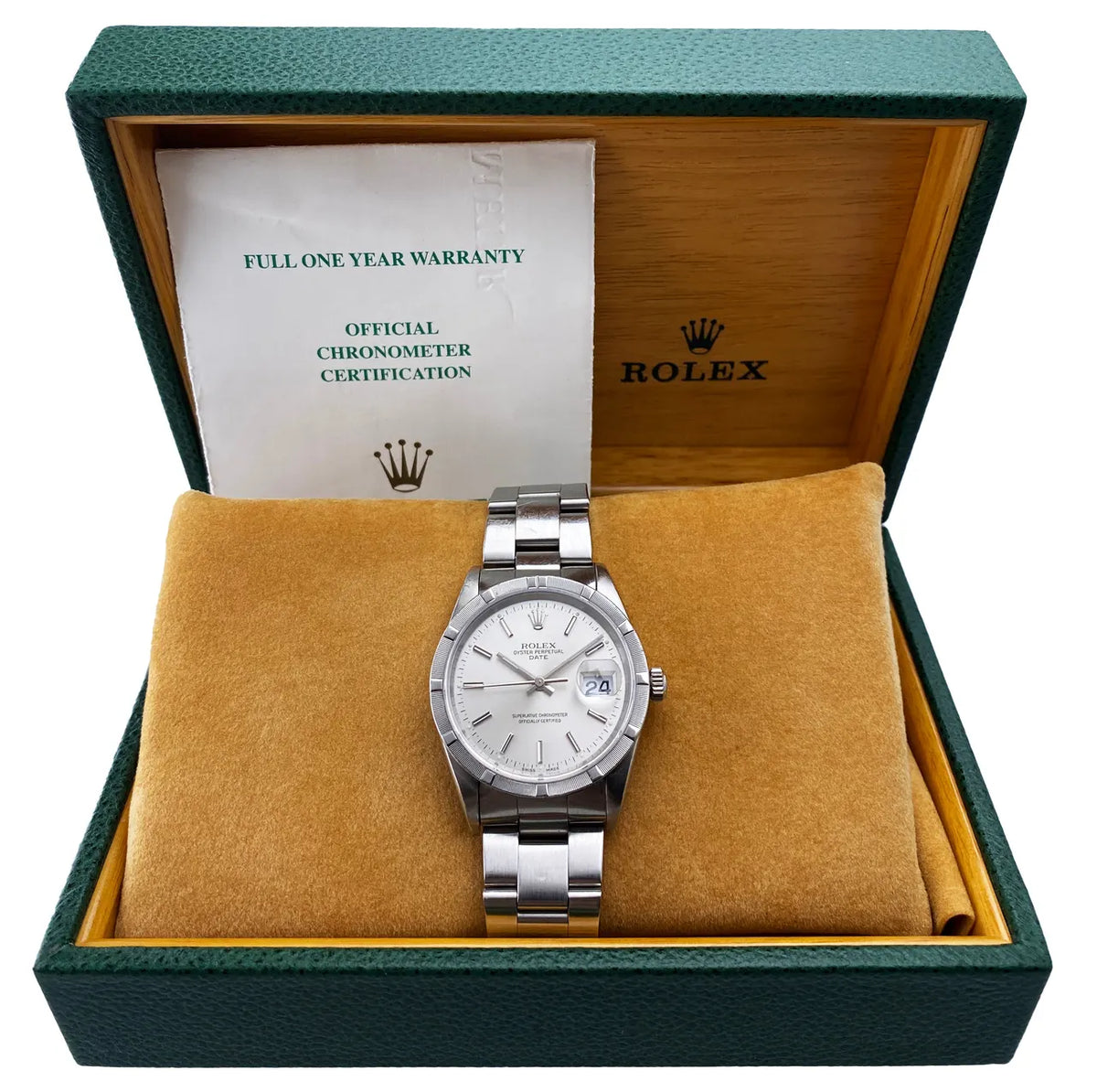 Rolex Silver Dial Steel perpetual - Hình 2