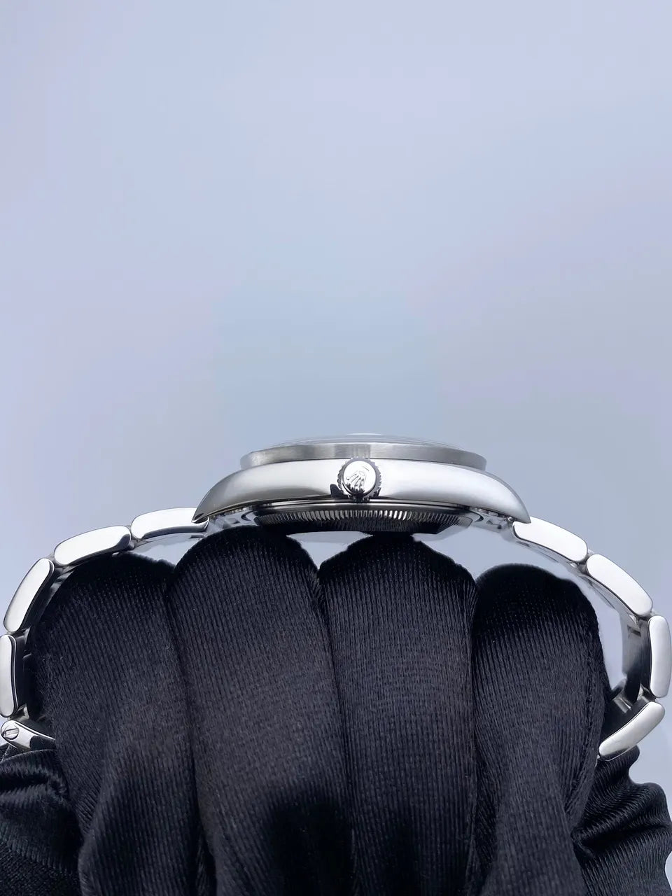 oyster Rolex Silver Dial Date - Hình 5