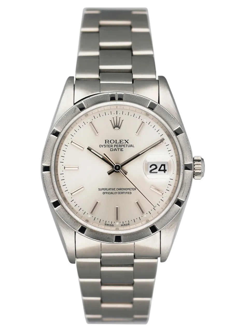 Rolex Silver Dial Steel perpetual