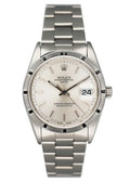 oyster Rolex Silver Dial Date
