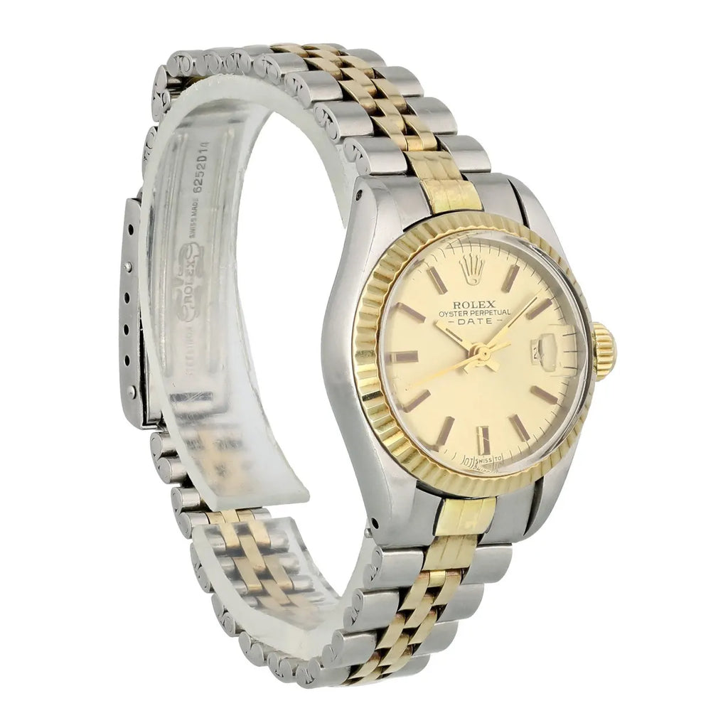 Rolex Two-Tone Gold Champagne Dial - Hình 5