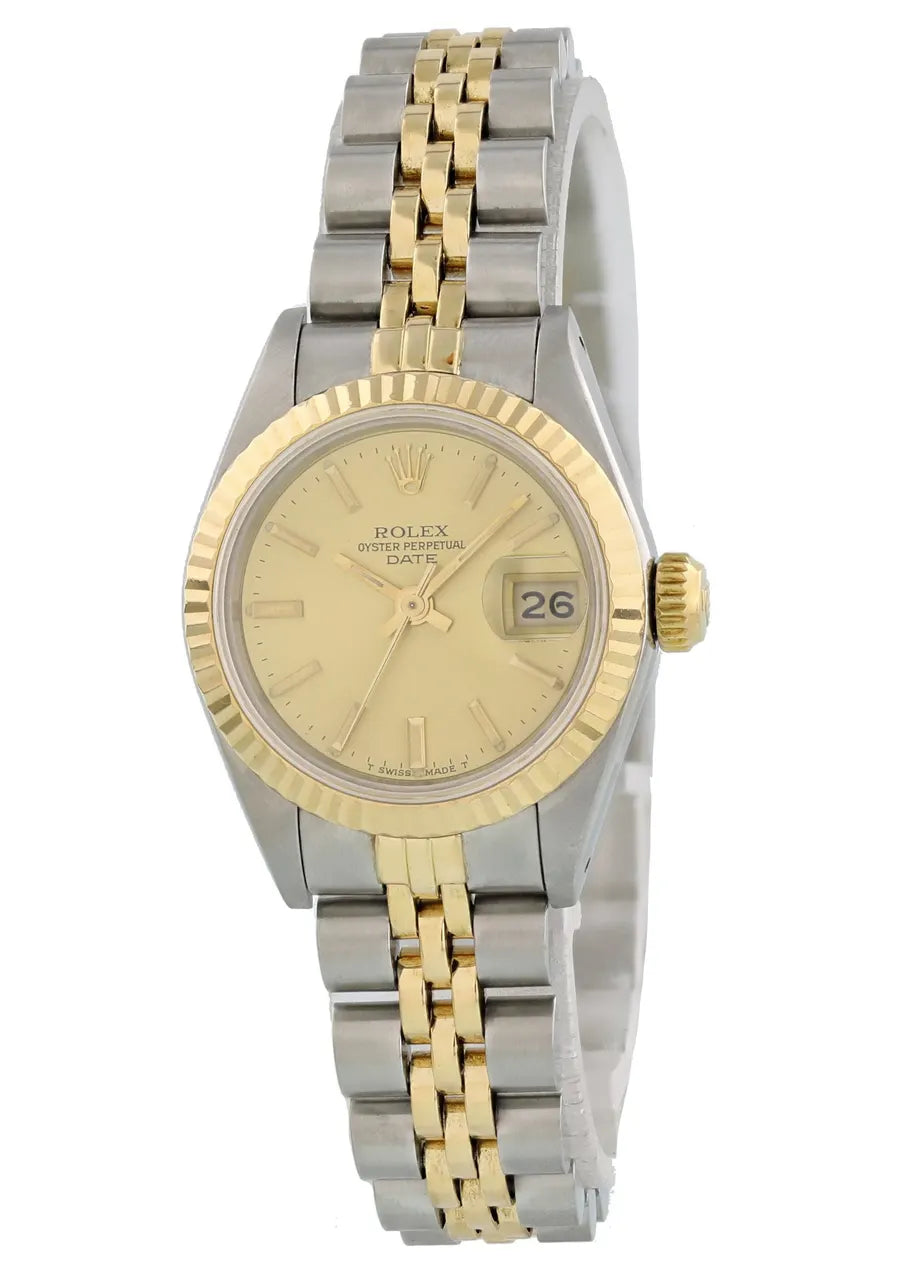 Rolex Gold Steel Champagne - Hình 2