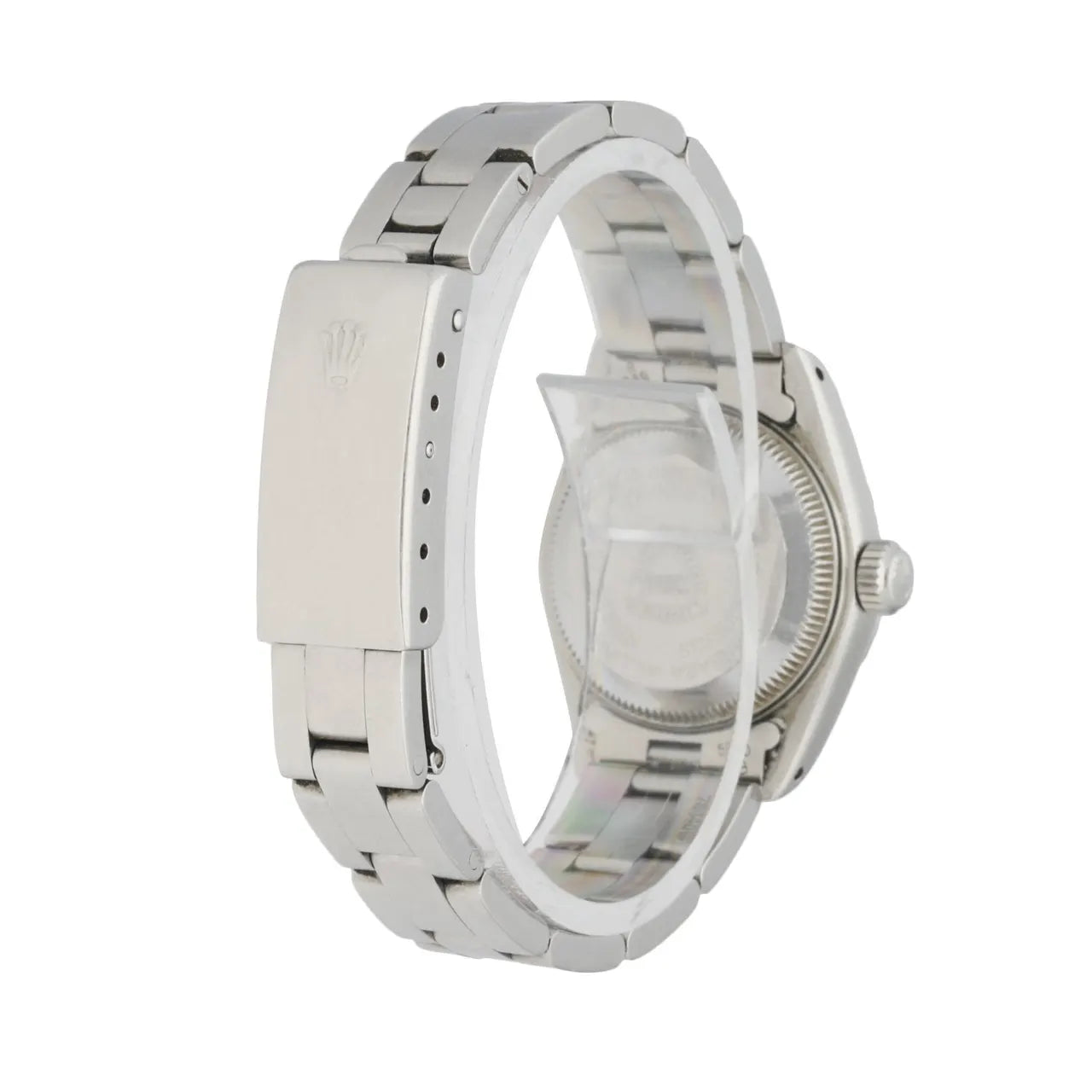 stainless Rolex Oyster Perpetual Date Silver - Hình 4