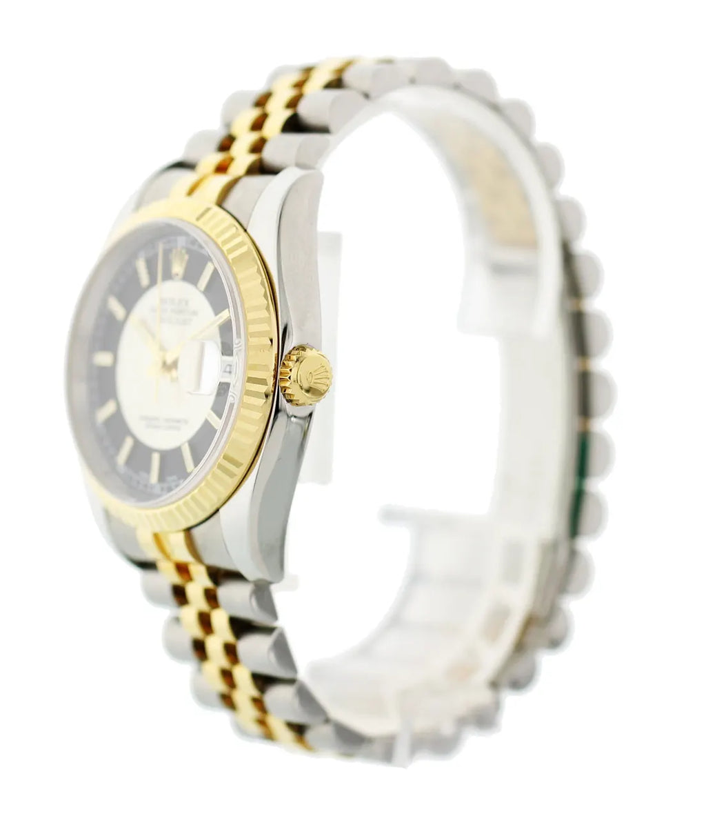 Rolex Two-Tone Black Index - Hình 3