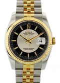 Rolex Two-Tone Black Index
