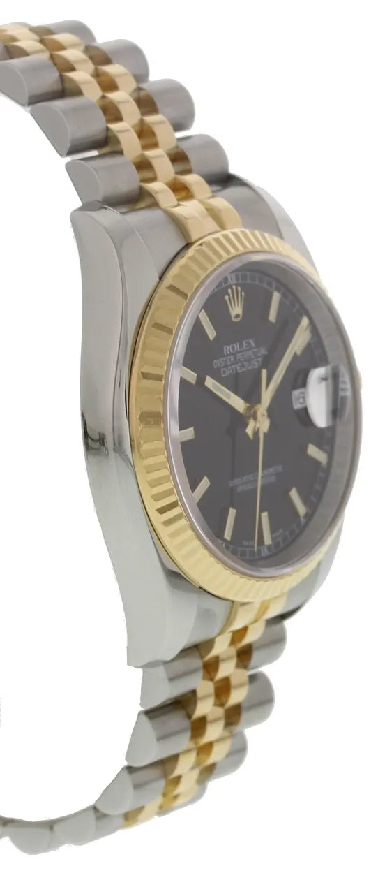 two Rolex Datejust Black Dial - Hình 3