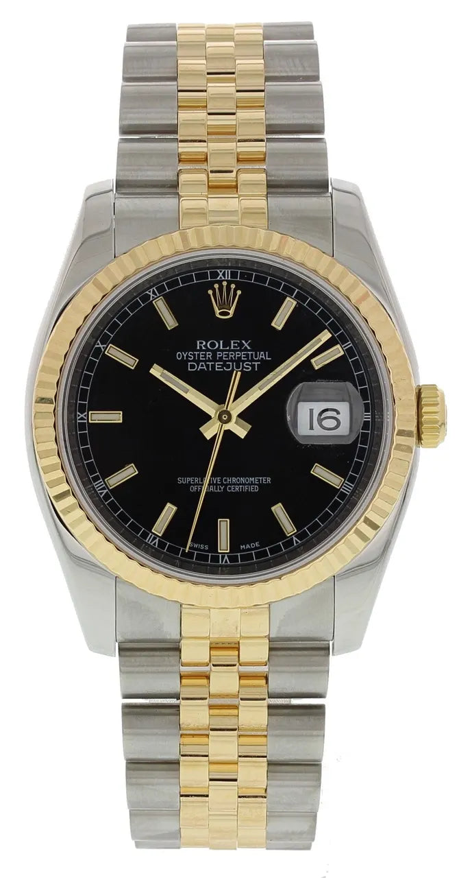 two Rolex Datejust Black Dial - Hình 2