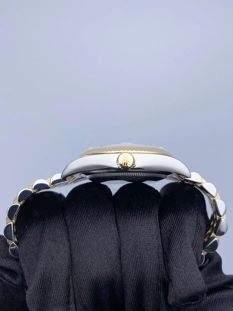 dial Rolex Two-Tone White Datejust - Hình 4