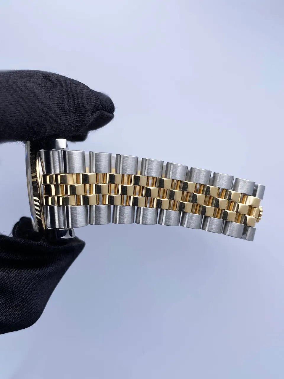 dial Rolex Two-Tone White Datejust - Hình 8