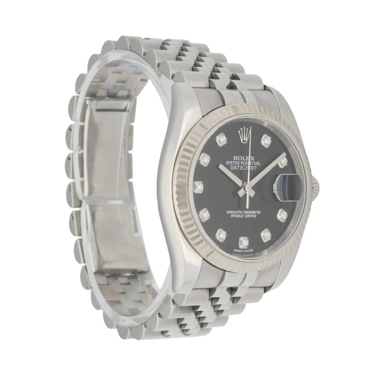 Rolex Datejust Black Diamond Dial - Hình 3