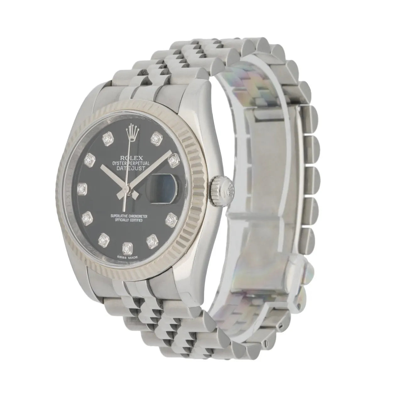 Rolex Datejust Black Diamond Dial - Hình 2