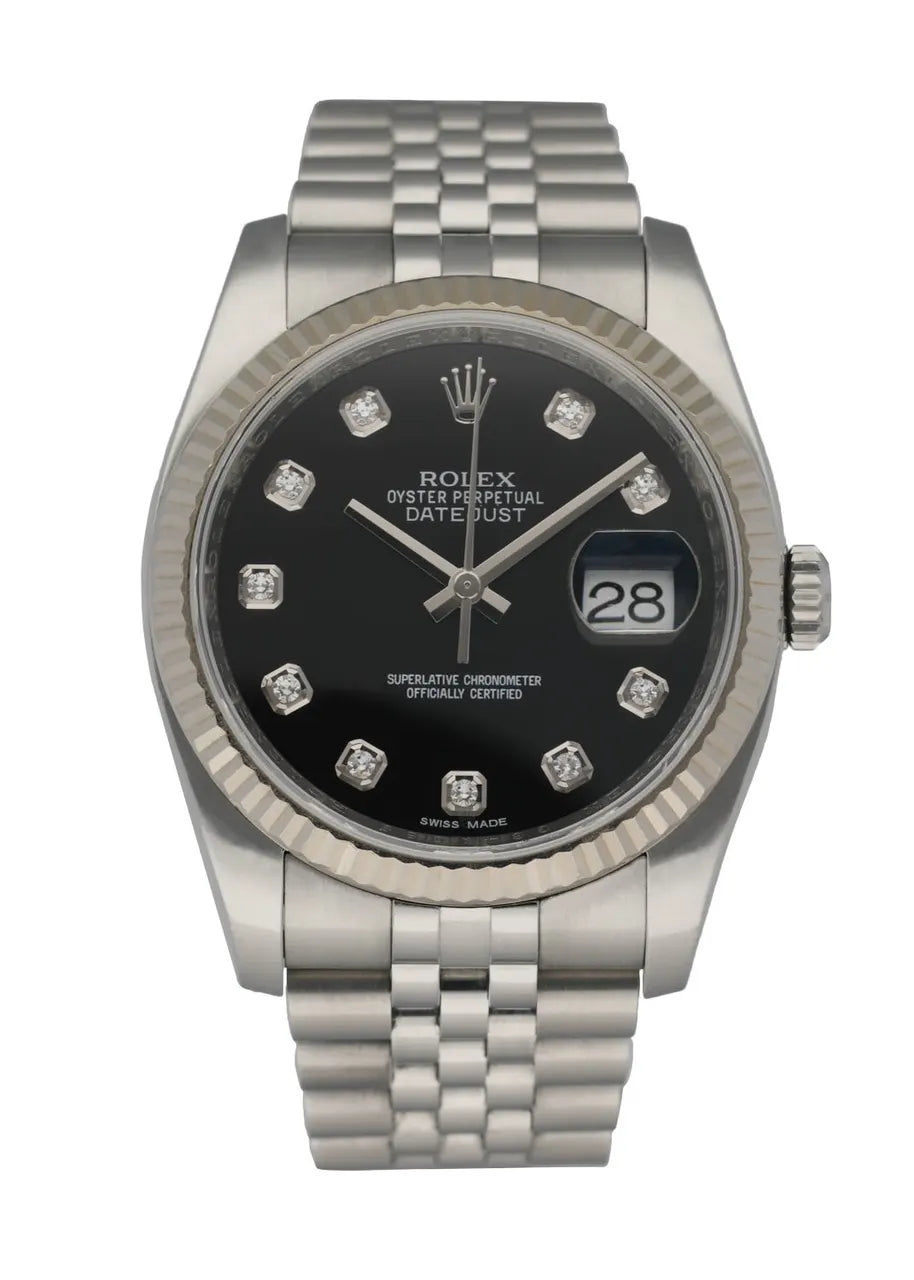 Rolex Datejust Black Diamond Dial