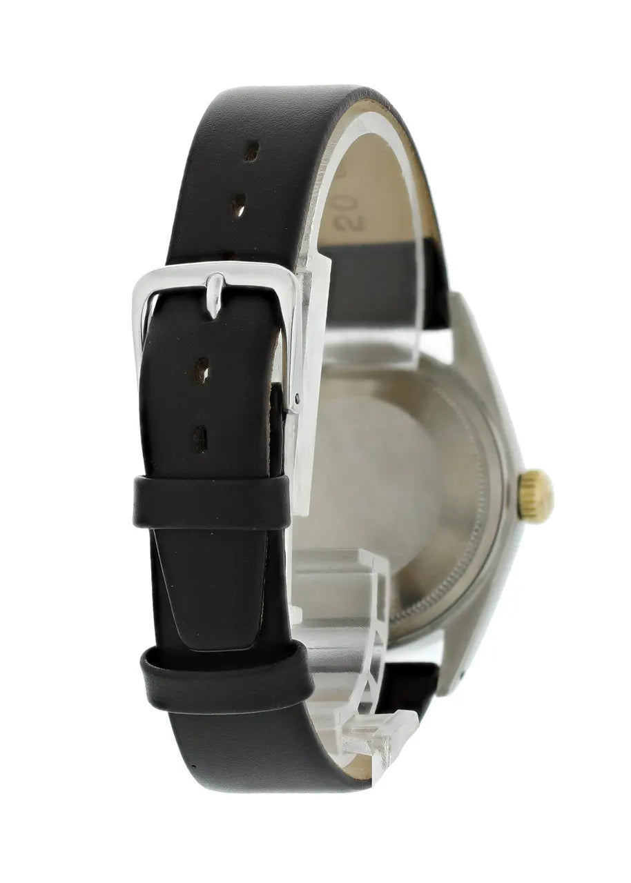Rolex Gold Bezel Leather - Hình 8
