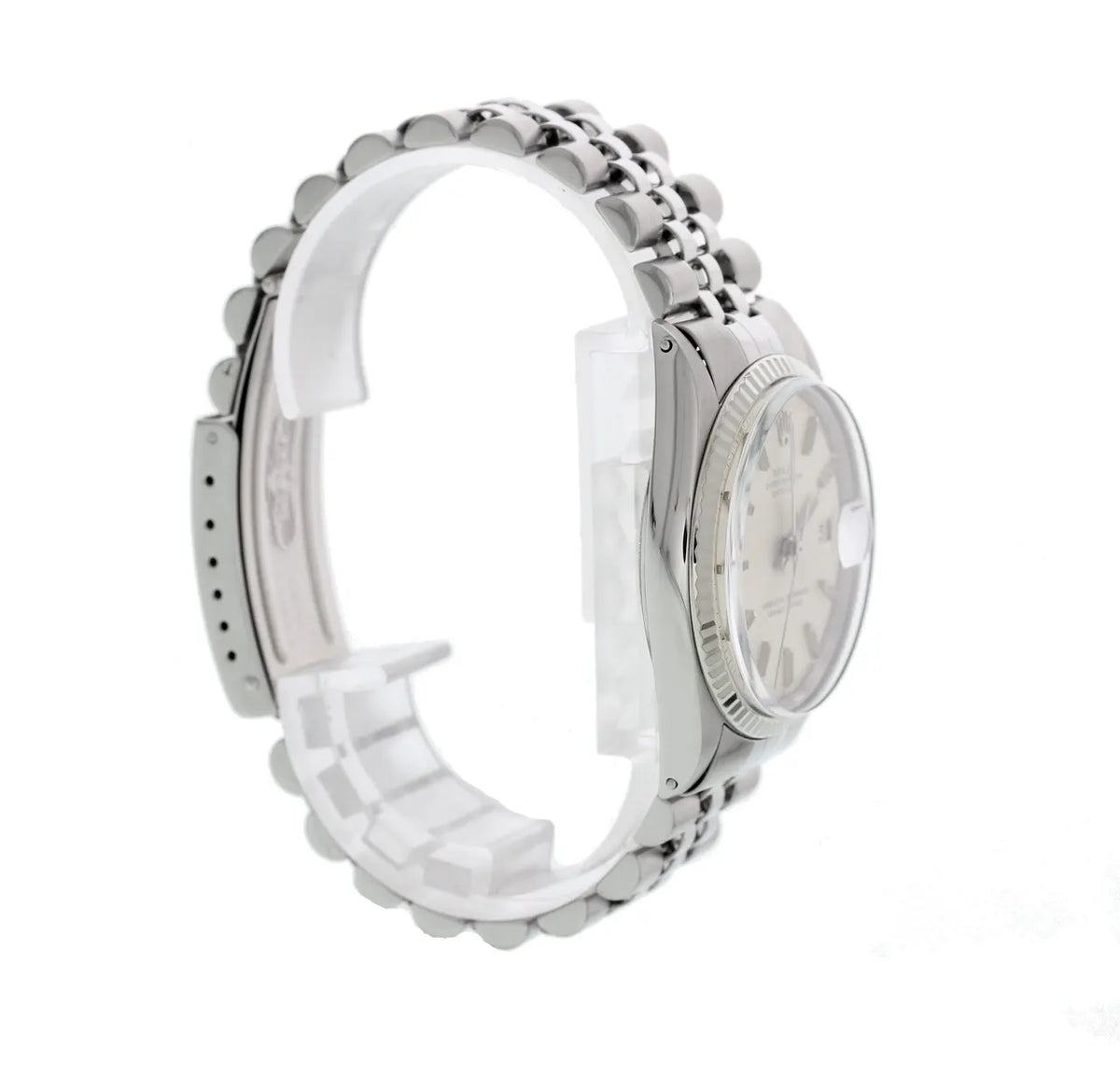 stainless Rolex Datejust Silver Dial - Hình 5