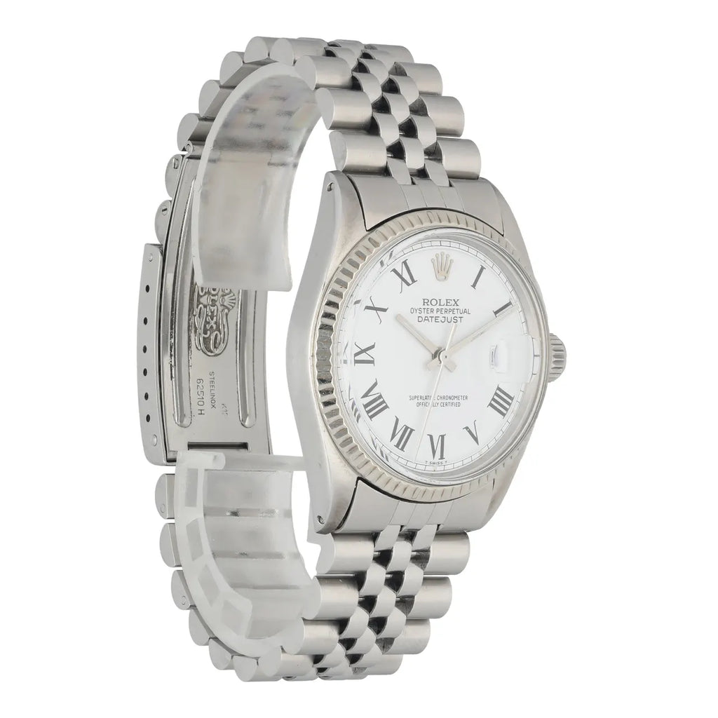Rolex Datejust White Roman Dial stainless - Hình 2