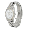 Rolex Datejust White Roman Dial stainless