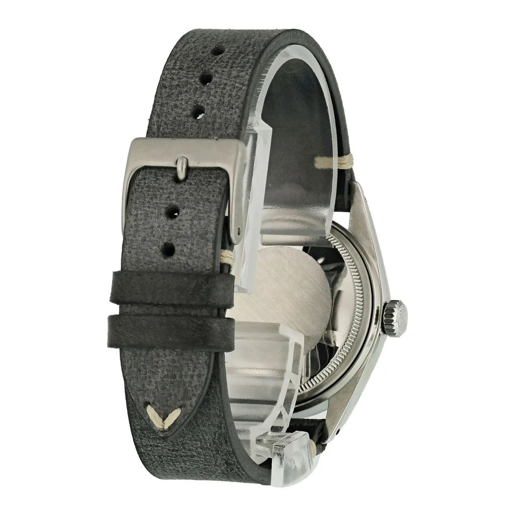 Rolex Datejust Steel Leather - Hình 5