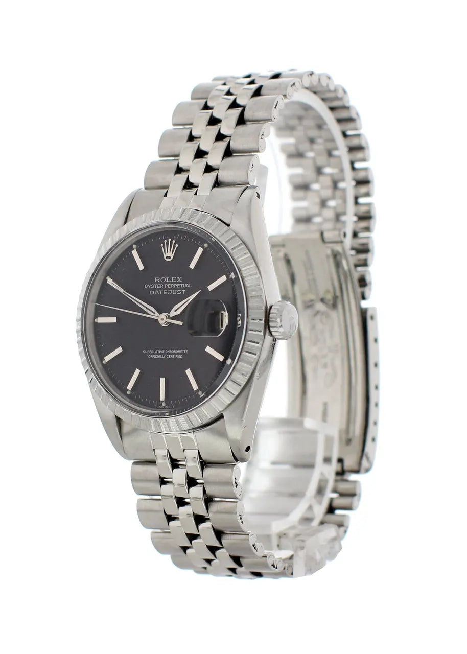 Rolex Datejust Black Dial Steel - Hình 3