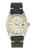 Rolex Datejust Steel Leather