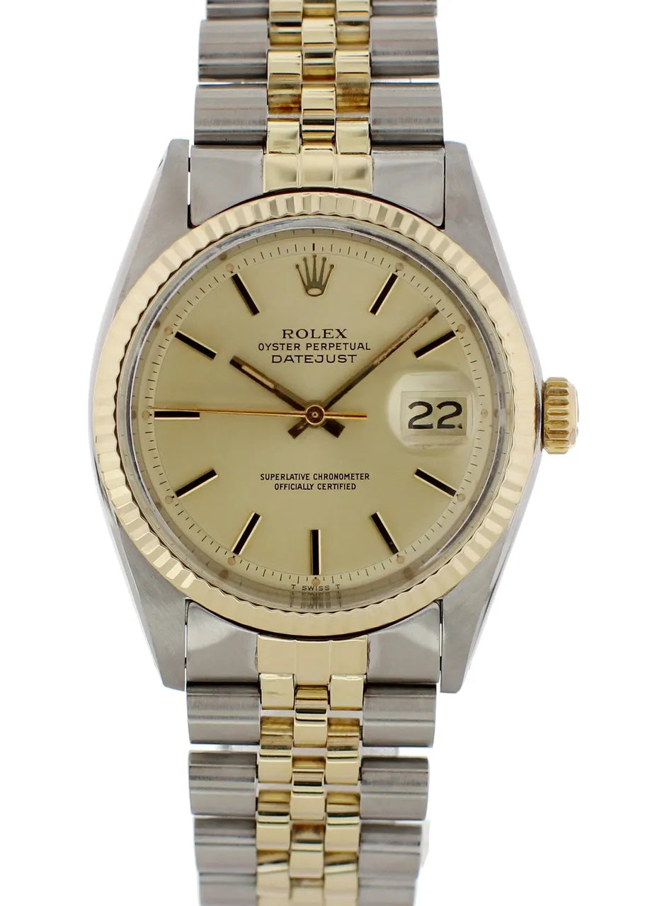 Rolex Champagne Dial Two-Tone jubilee