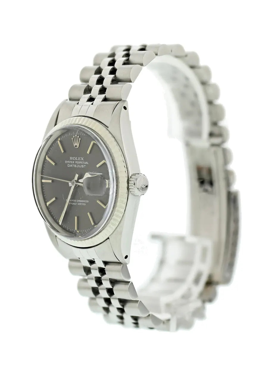 stainless steel Rolex Datejust Gray Dial - Hình 2