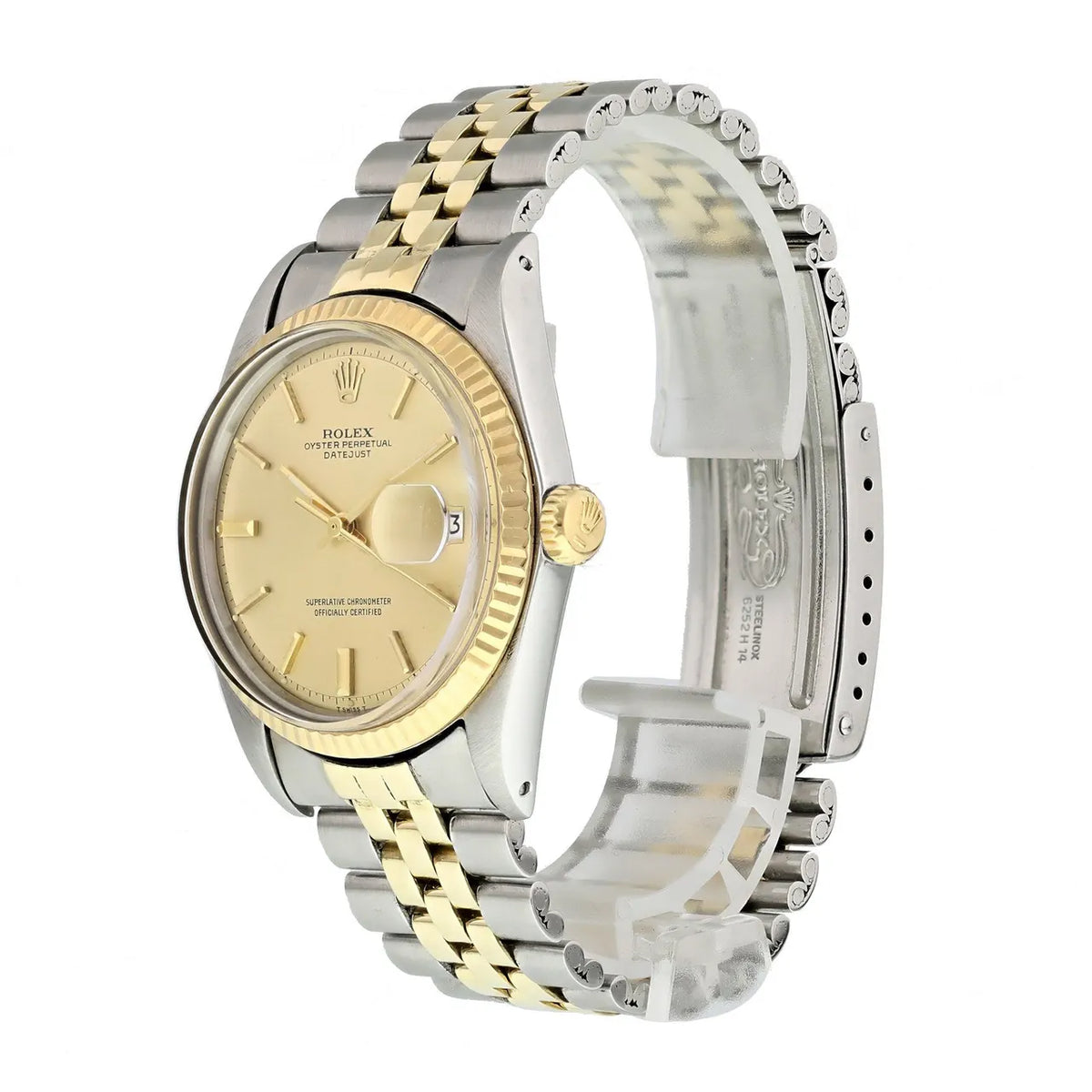 two Rolex Datejust Gold Dial - Hình 3