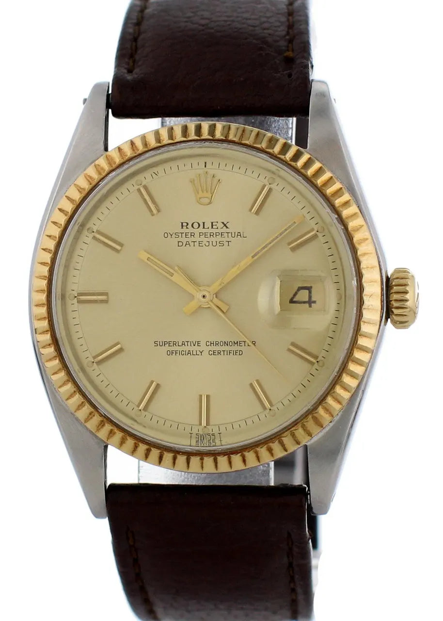 Rolex Gold Bezel Champagne