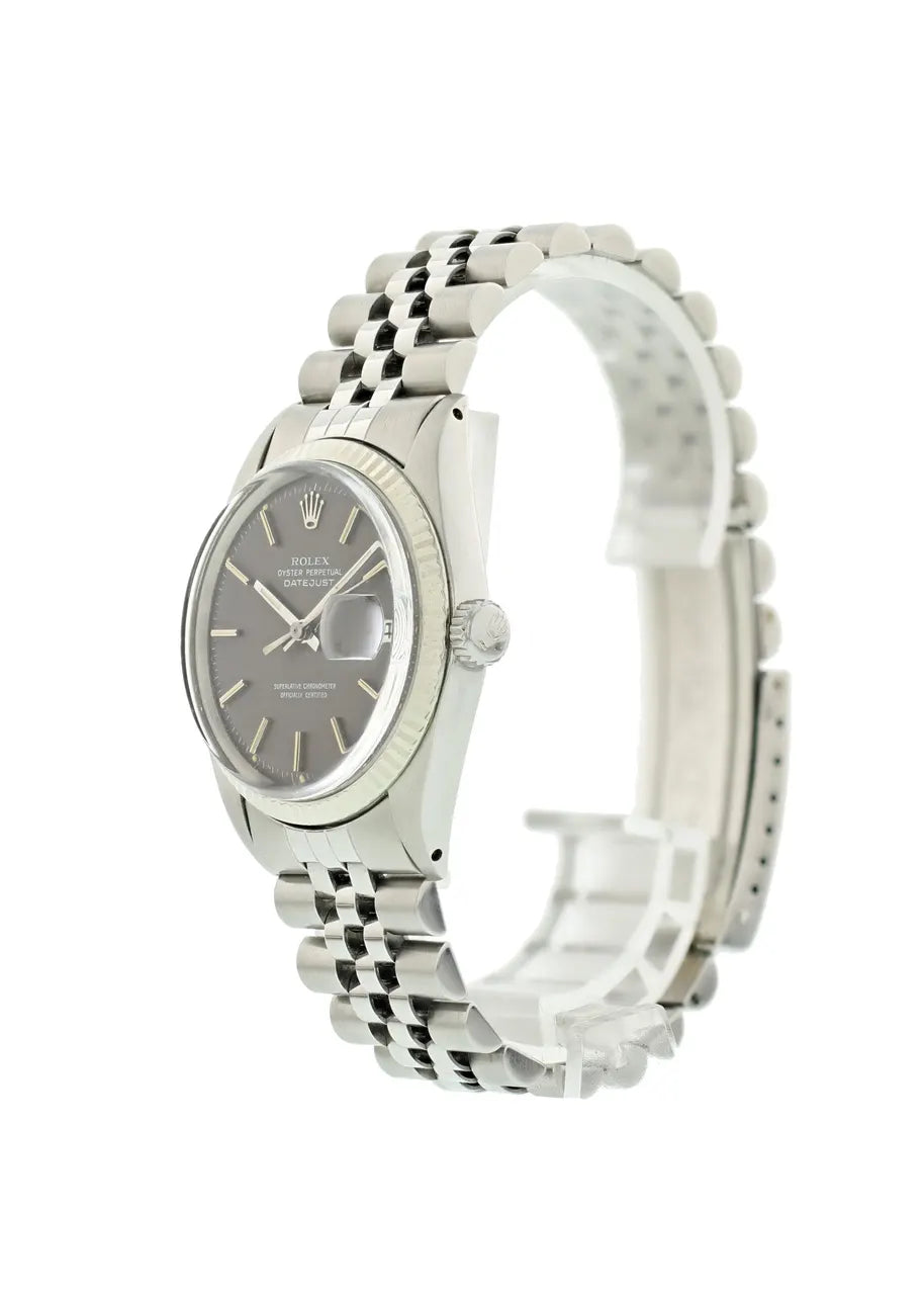 stainless steel Rolex Datejust Gray Dial