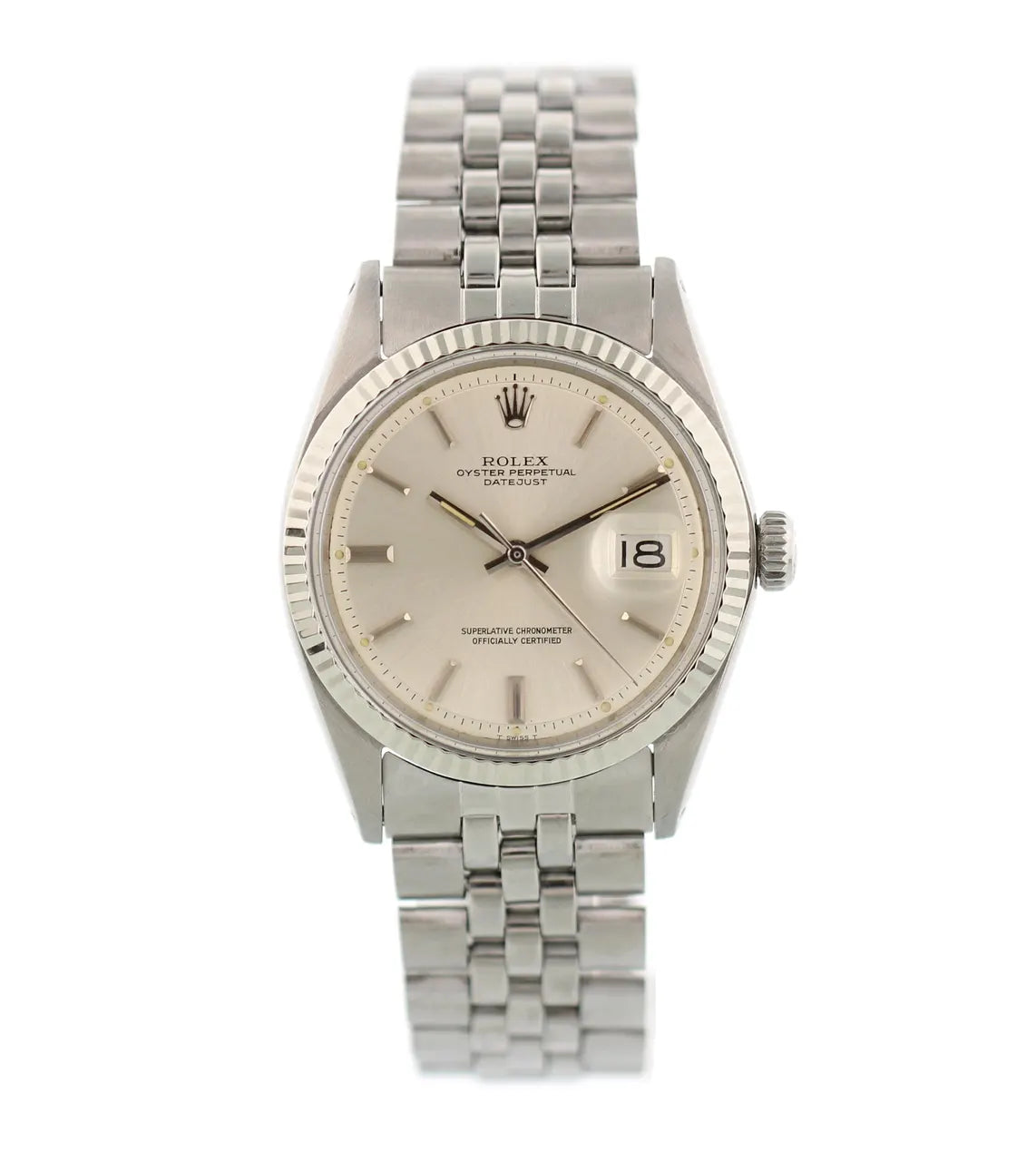 Rolex Datejust Silver Jubilee stainless steel - Hình 3
