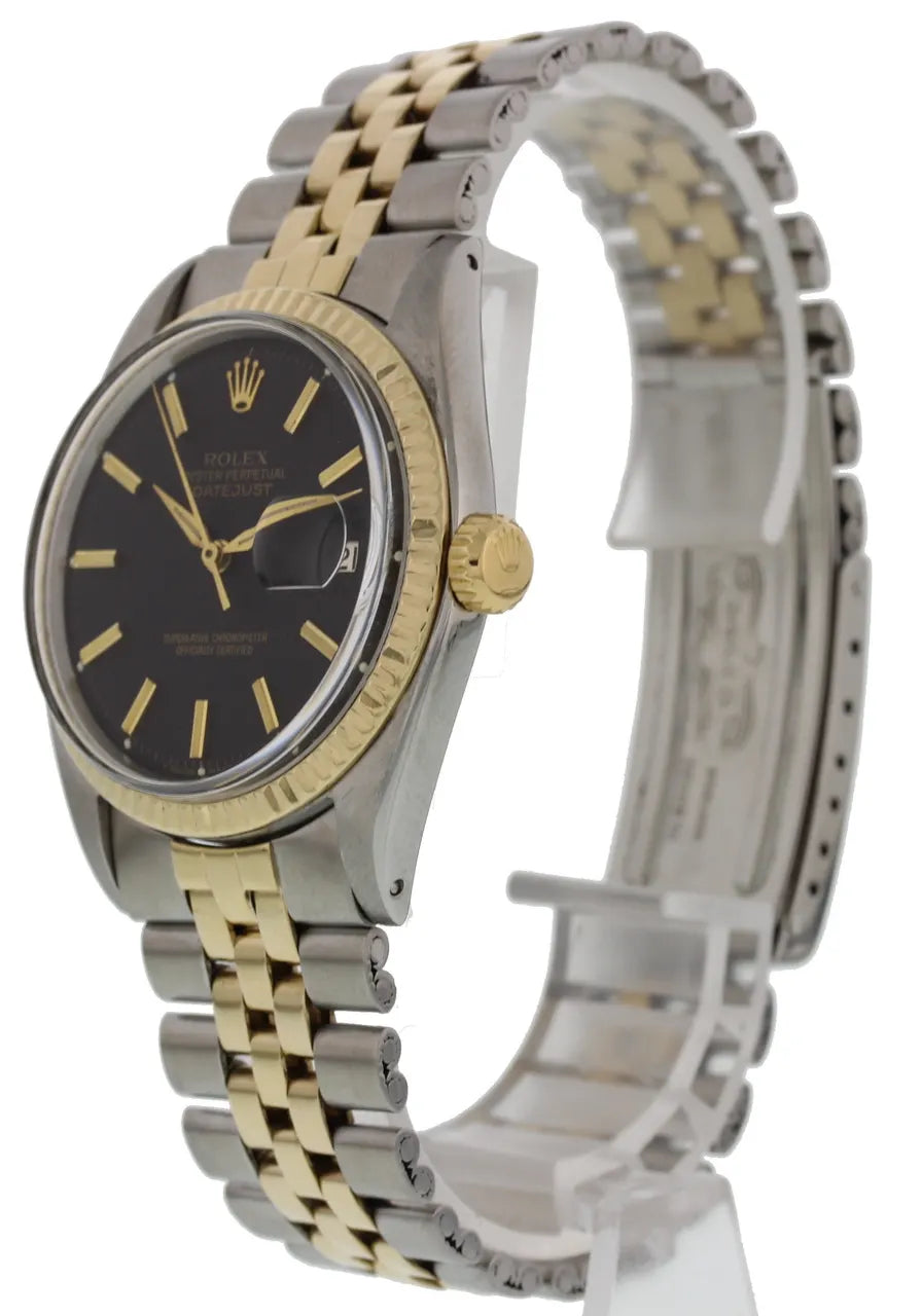 Rolex Datejust Black Dial Two - Hình 5