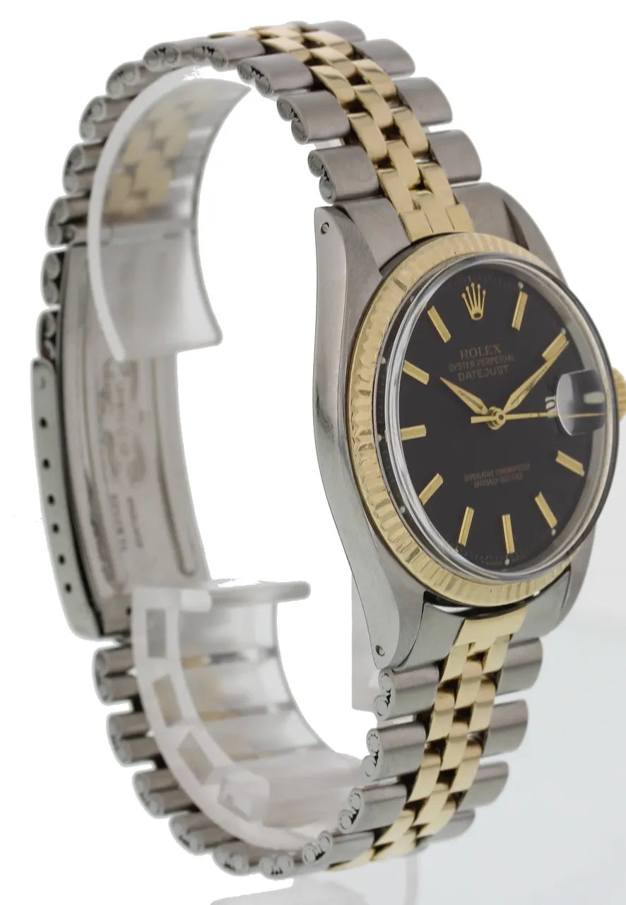 Rolex Datejust Black Dial Two - Hình 4