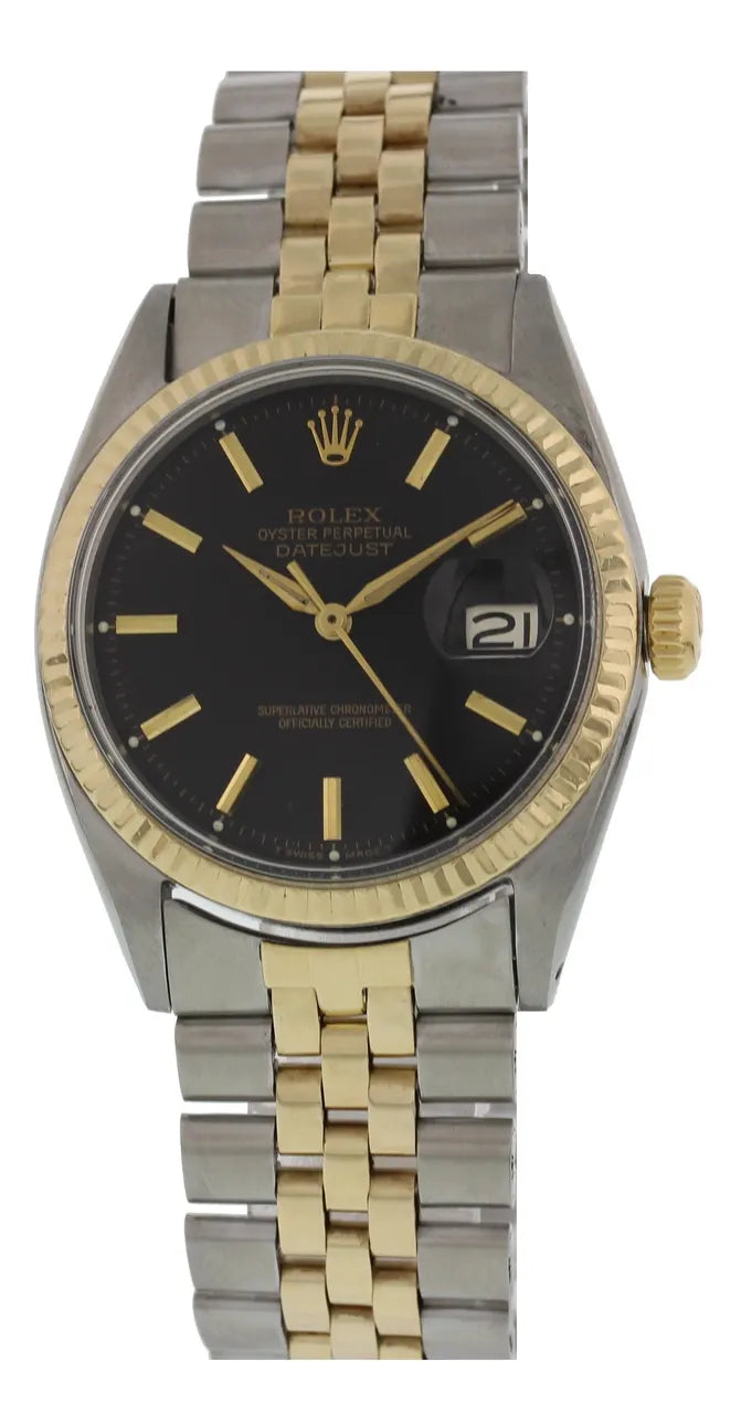Rolex Datejust Black Dial Two - Hình 2