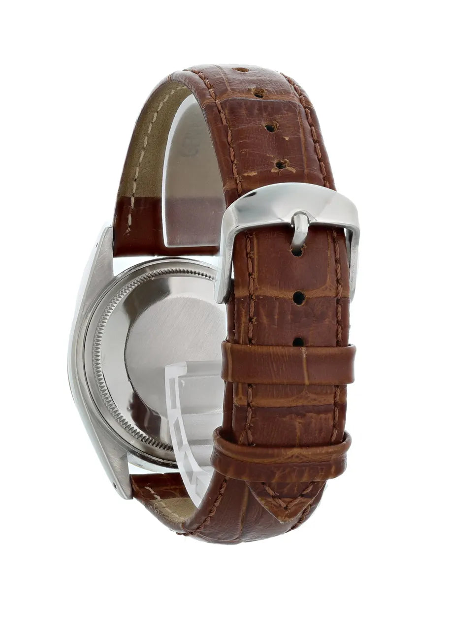 brown Rolex Datejust Champagne Dial - Hình 4