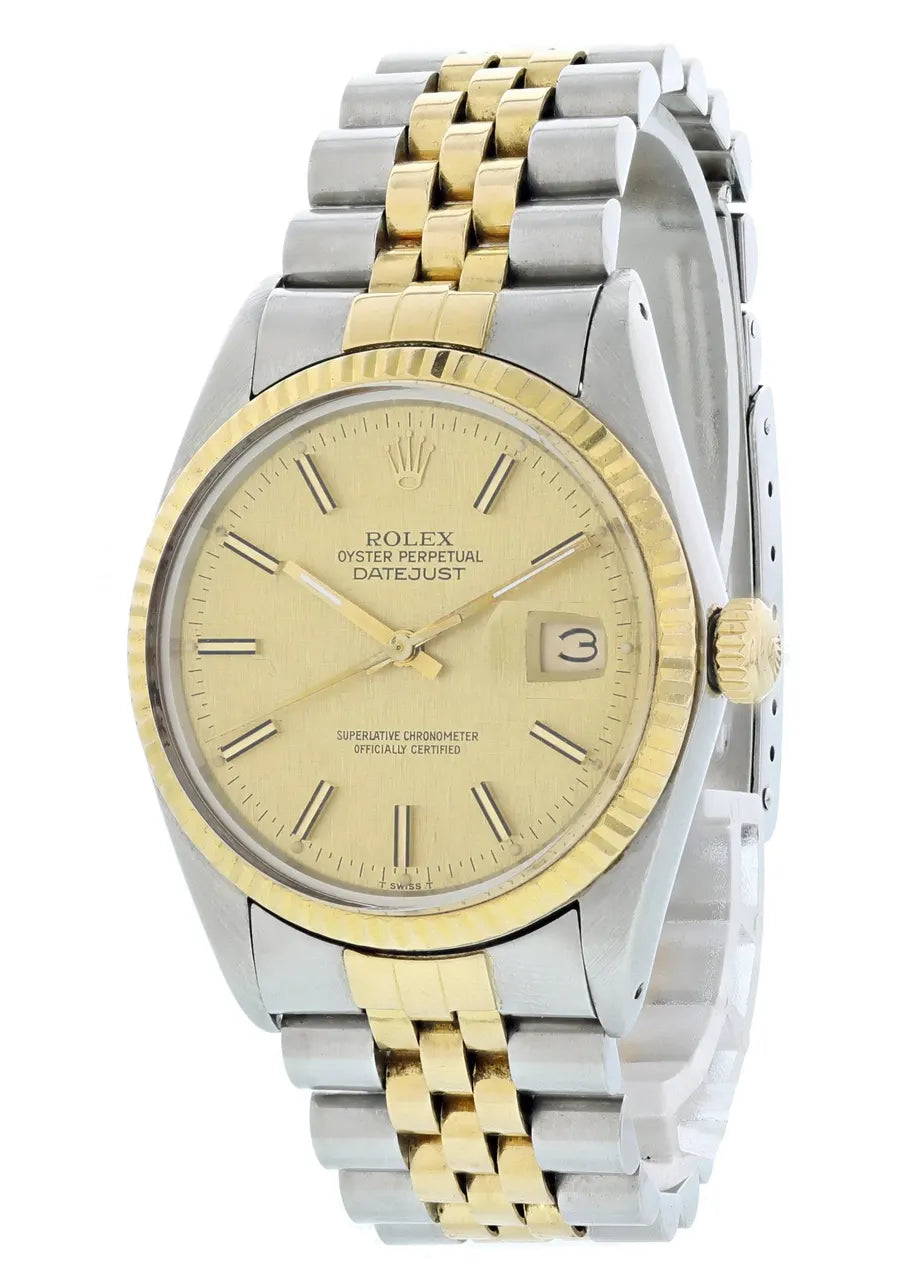 datejust gold Rolex Two-Tone Champagne Dial – Rolex Datejust Two-Tone 3
