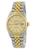 datejust gold Rolex Two-Tone Champagne Dial