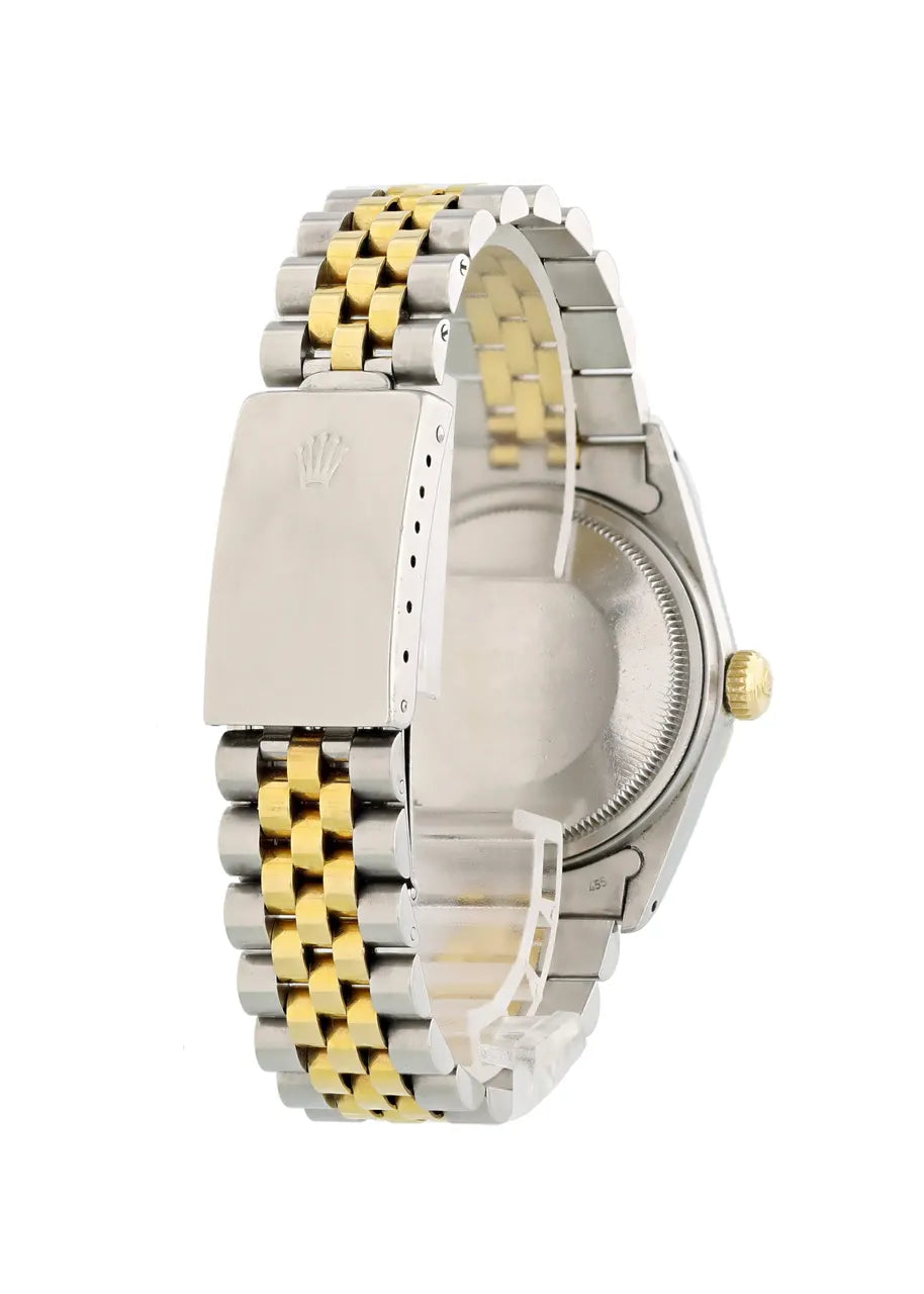 datejust gold Rolex Two-Tone Champagne Dial - Hình 3