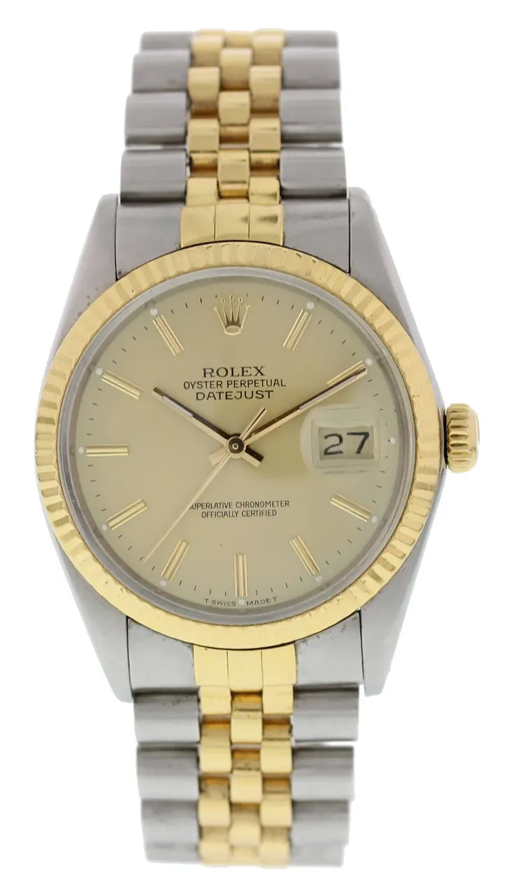 Rolex Two-Tone Champagne Dial