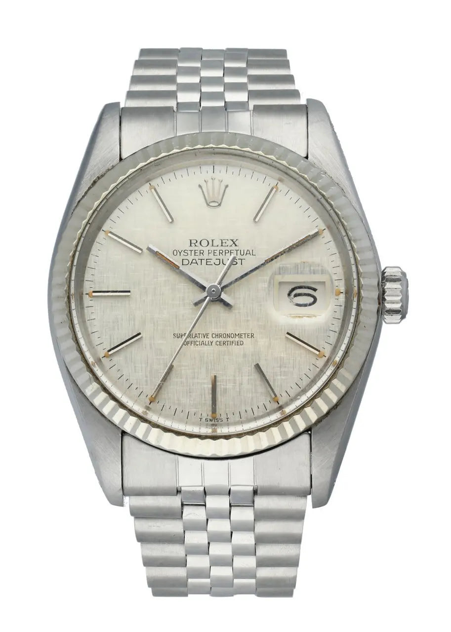 Rolex Steel Linen Dial